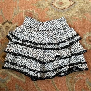 Poupette Blue Ruffled Skirt